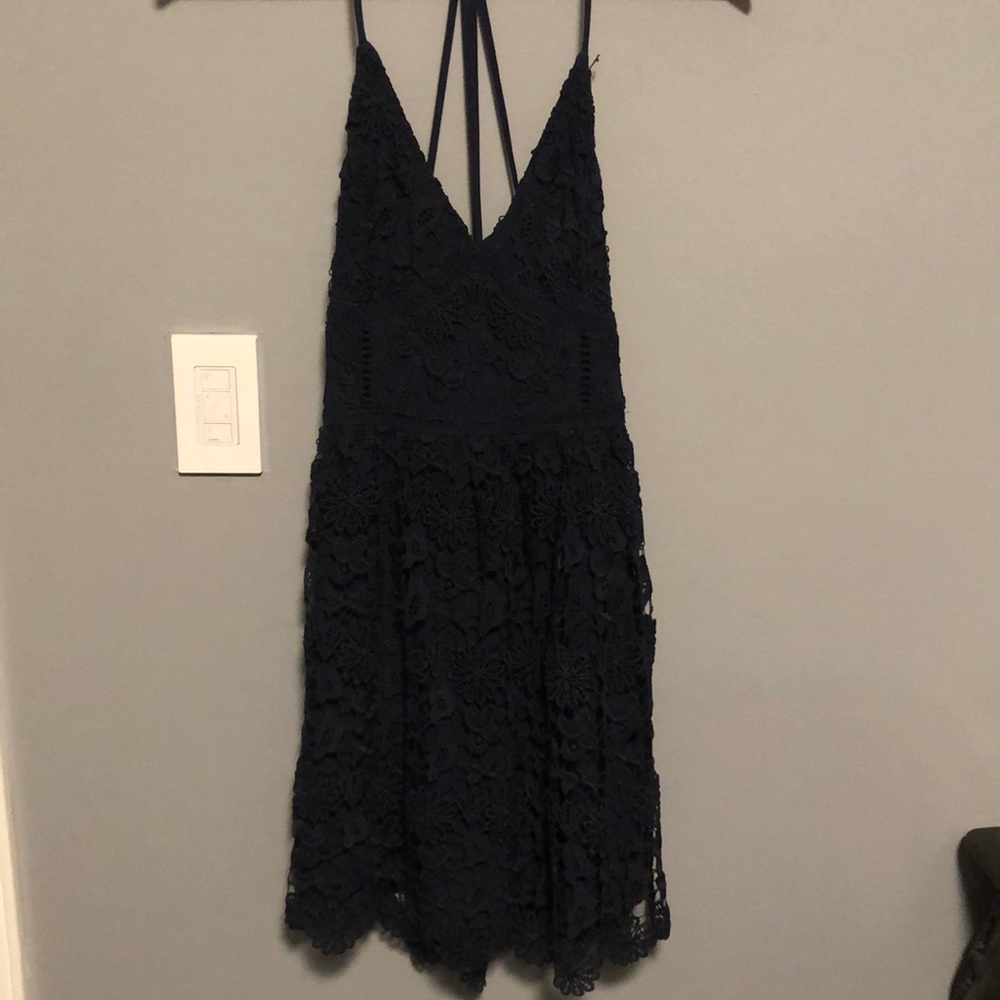 Hollister navy blue dress (worn once)